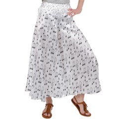 Music Notes Wallpaper Satin Palazzo Pants