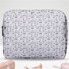 Music Notes Wallpaper Make Up Pouch (large) by Mariart