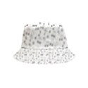 Music Notes Wallpaper Inside Out Bucket Hat (Kids) View2