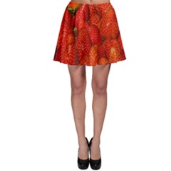 Colorful Strawberries At Market Display 1 Skater Skirt by dflcprintsclothing