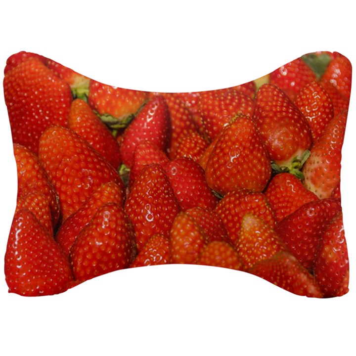 Colorful Strawberries At Market Display 1 Seat Head Rest Cushion