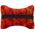 Colorful Strawberries At Market Display 1 Seat Head Rest Cushion View2