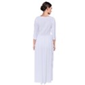 Brilliant White - Quarter Sleeve Maxi Dress View2