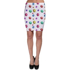 Egg Easter Texture Colorful Bodycon Skirt