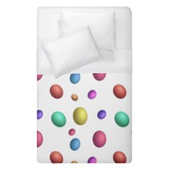 Egg Easter Texture Colorful Duvet Cover (single Size) by HermanTelo