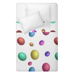 Egg Easter Texture Colorful Duvet Cover Double Side (single Size)