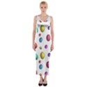 Egg Easter Texture Colorful Fitted Maxi Dress View1