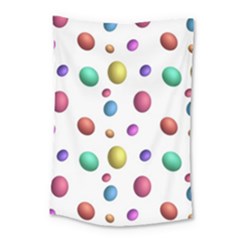 Egg Easter Texture Colorful Small Tapestry