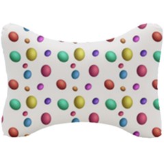 Egg Easter Texture Colorful Seat Head Rest Cushion