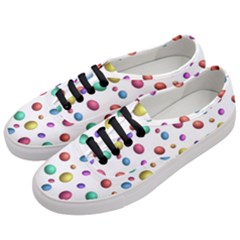 Egg Easter Texture Colorful Women s Classic Low Top Sneakers