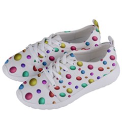 Egg Easter Texture Colorful Women s Lightweight Sports Shoes