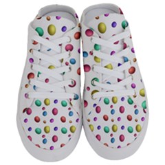 Egg Easter Texture Colorful Half Slippers