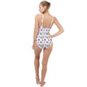 Egg Easter Texture Colorful High Neck One Piece Swimsuit View2