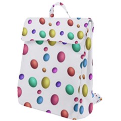 Egg Easter Texture Colorful Flap Top Backpack by HermanTelo