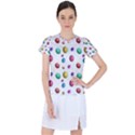 Egg Easter Texture Colorful Women s Sports Top View1