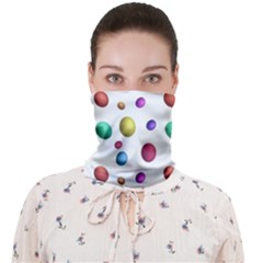 Egg Easter Texture Colorful Face Covering Bandana (adult) by HermanTelo