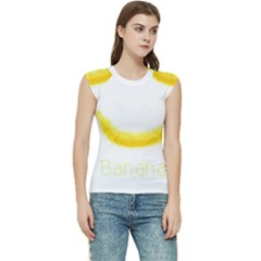 Banana Fruit Watercolor Painted Women s Raglan Cap Sleeve Tee by Mariart