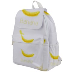 Banana Fruit Watercolor Painted Top Flap Backpack by Mariart