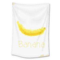 Banana Fruit Watercolor Painted Large Tapestry by Mariart