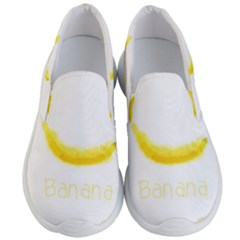 Banana Fruit Watercolor Painted Men s Lightweight Slip Ons