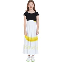 Banana Fruit Watercolor Painted Kids  Skirt