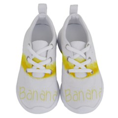 Banana Fruit Watercolor Painted Running Shoes by Mariart