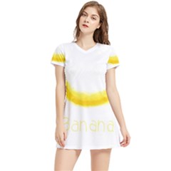 Banana Fruit Watercolor Painted Women s Sports Skirt