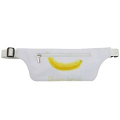 Banana Fruit Watercolor Painted Active Waist Bag