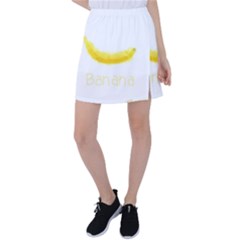 Banana Fruit Watercolor Painted Tennis Skirt by Mariart