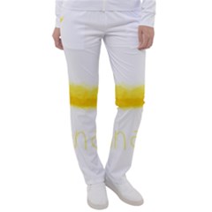 Banana Fruit Watercolor Painted Women s Casual Pants