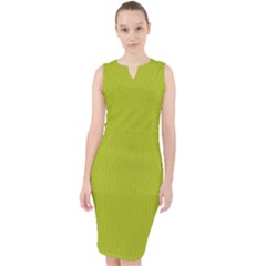 Acid Green - Midi Bodycon Dress by FashionLane