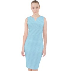 Blizzard Blue - Midi Bodycon Dress by FashionLane