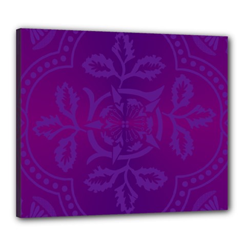 Cloister Advent Purple Canvas 24  X 20  (stretched)