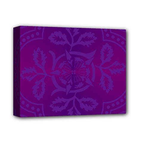 Cloister Advent Purple Deluxe Canvas 14  X 11  (stretched)