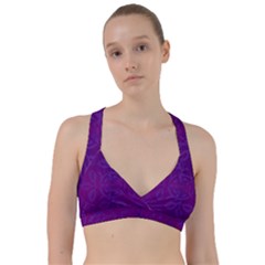 Cloister Advent Purple Sweetheart Sports Bra