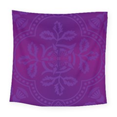 Cloister Advent Purple Square Tapestry (large) by HermanTelo