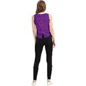 Cloister Advent Purple V-Neck Cropped Tank Top View2