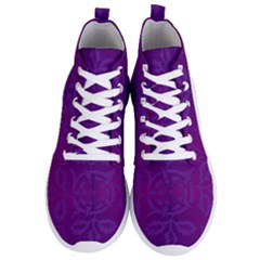 Cloister Advent Purple Men s Lightweight High Top Sneakers by HermanTelo