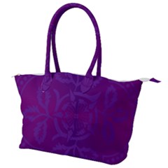 Cloister Advent Purple Canvas Shoulder Bag by HermanTelo