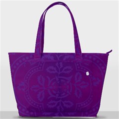 Cloister Advent Purple Back Pocket Shoulder Bag  by HermanTelo