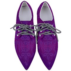 Cloister Advent Purple Pointed Oxford Shoes by HermanTelo