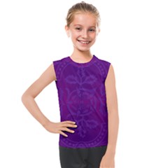 Cloister Advent Purple Kids  Mesh Tank Top