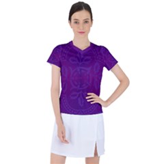 Cloister Advent Purple Women s Sports Top by HermanTelo