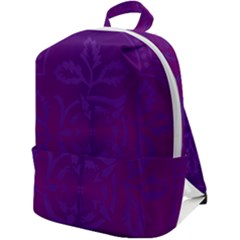 Cloister Advent Purple Zip Up Backpack by HermanTelo