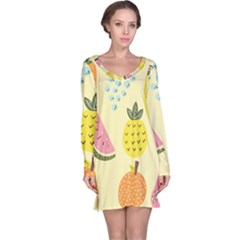 Fruit Long Sleeve Nightdress by HermanTelo