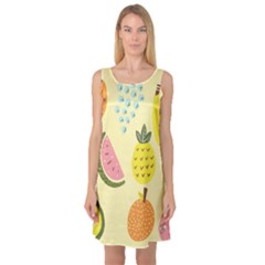 Fruit Sleeveless Satin Nightdress