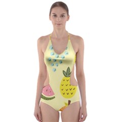 Fruit Cut-out One Piece Swimsuit by HermanTelo