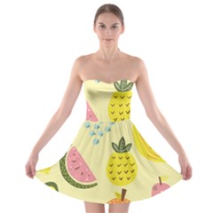 Fruit Strapless Bra Top Dress