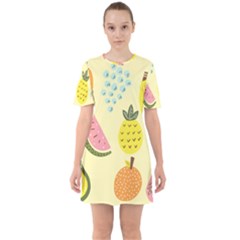 Fruit Sixties Short Sleeve Mini Dress by HermanTelo