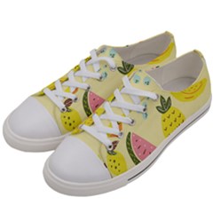 Fruit Women s Low Top Canvas Sneakers